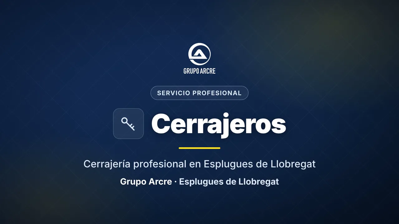 Cerrajería profesional en Esplugues de Llobregat
