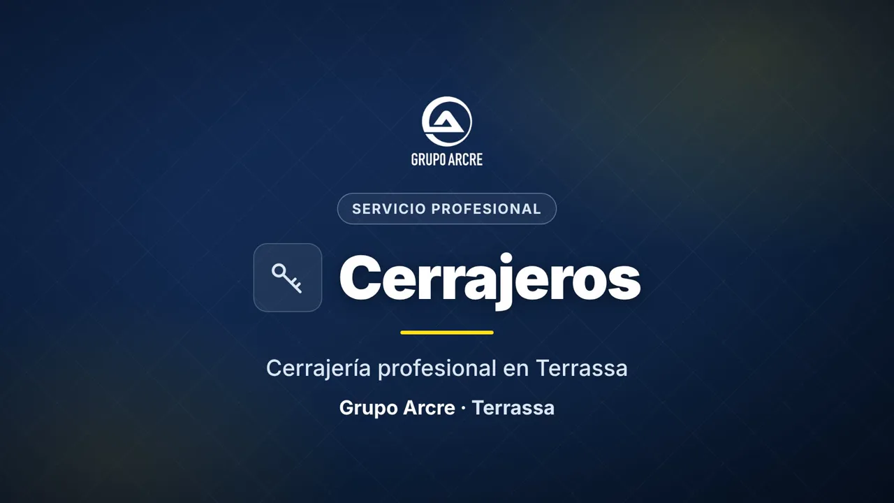 Cerrajería profesional en Terrassa